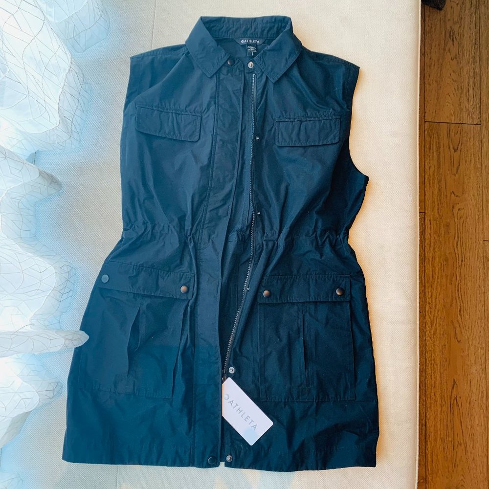 Athleta Boundless Utility Vest NWT S Great Cargo Pockets! Gorpcore SOLD OUT